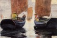 Ein Afterglow Realismus Marinemaler Winslow Homer